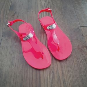 jelly sandals